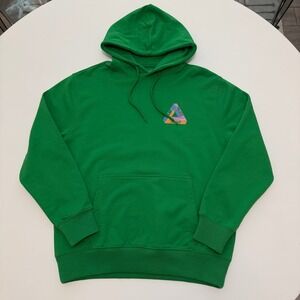 Palace Tri-Warp Green Cotton Graphic Hoodie Mens‎ Large